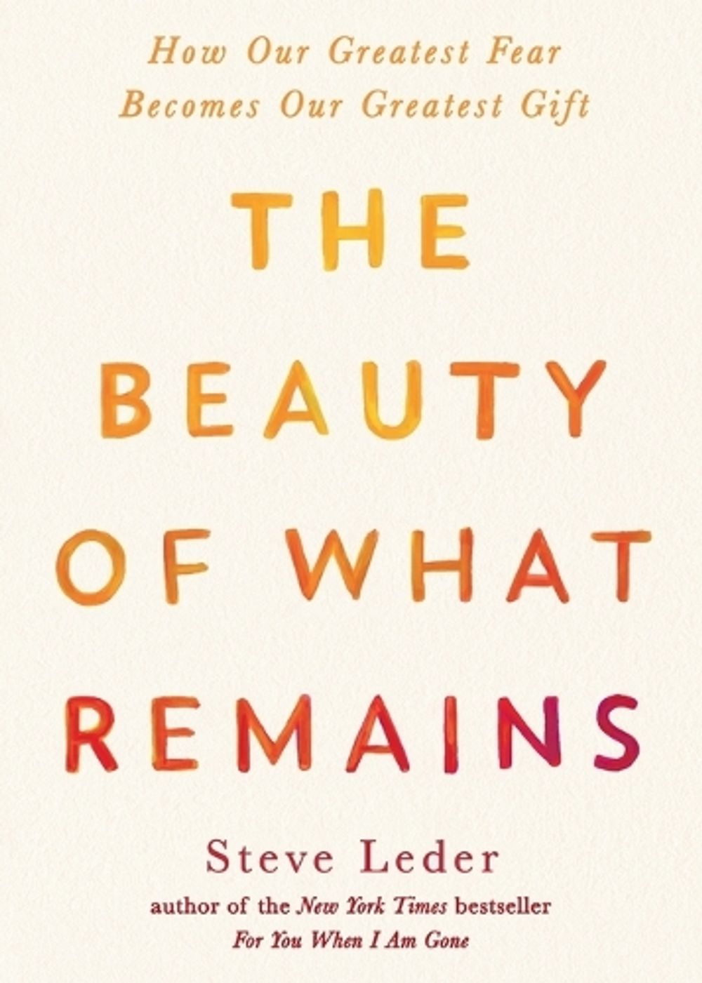 The Beauty of What Remains by Steven Leder - ISBN: 9780593421376