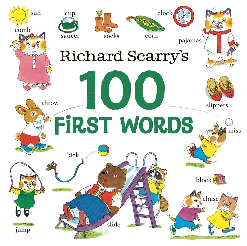 Richard Scarry's 100 First Words by Richard Scarry - ISBN: 9780593434260