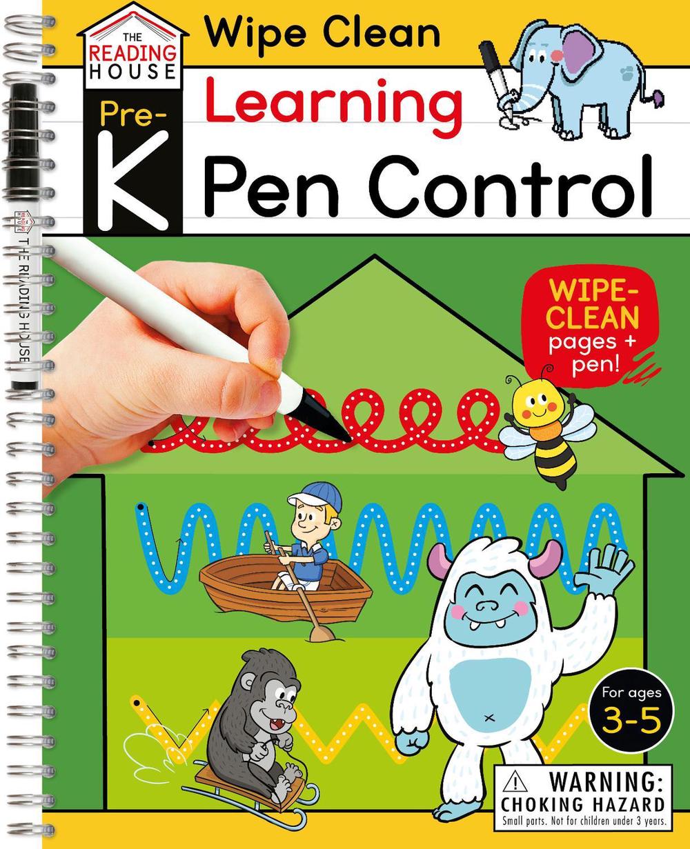 Learning Pen Control (PreK Wipe Clean Workbook) by The Reading House