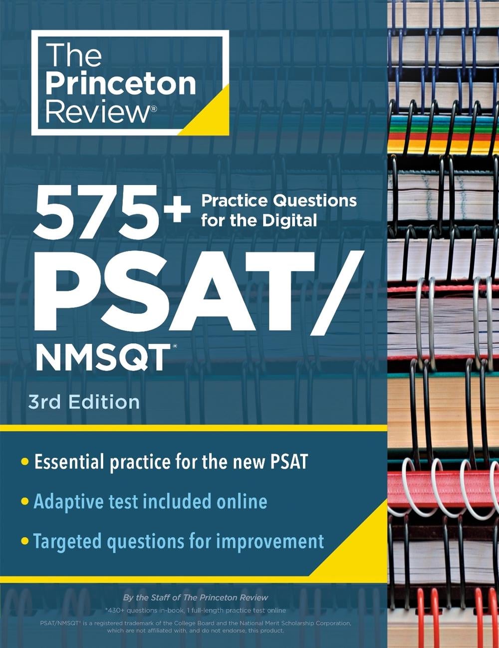 575+ Practice Questions for the Digital PSAT/NMSQT, 3rd Edition by Princeton Review - ISBN: 9780593516638