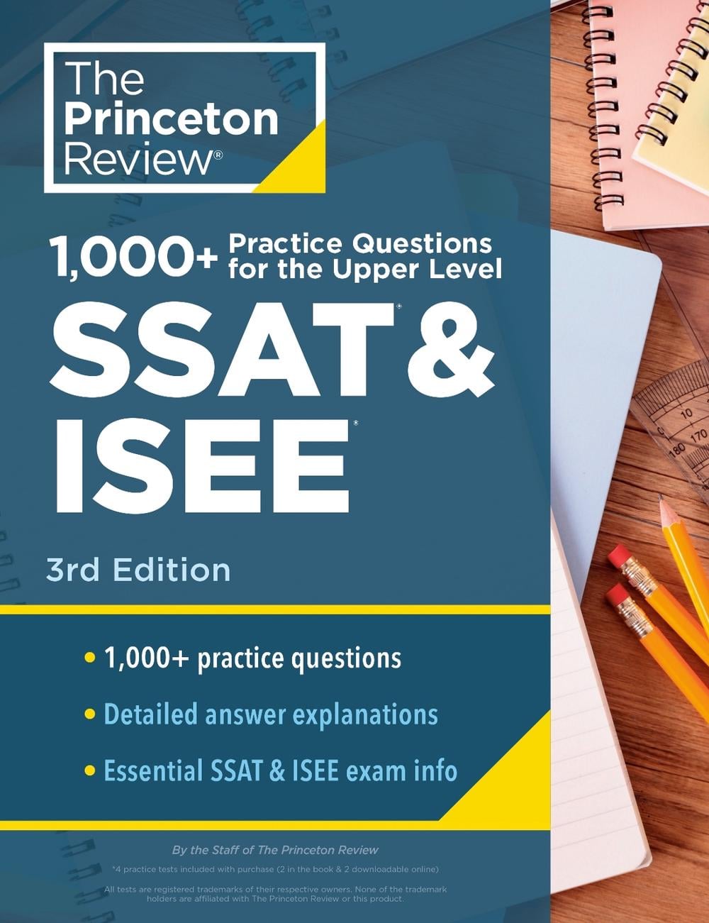 1000+ Practice Questions for the Upper Level SSAT & ISEE, 3rd Edition by Princeton Review - ISBN: 9780593517376
