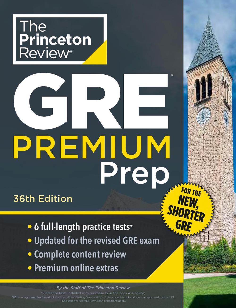 Princeton Review GRE Premium Prep, 36th Edition, 9780593517826