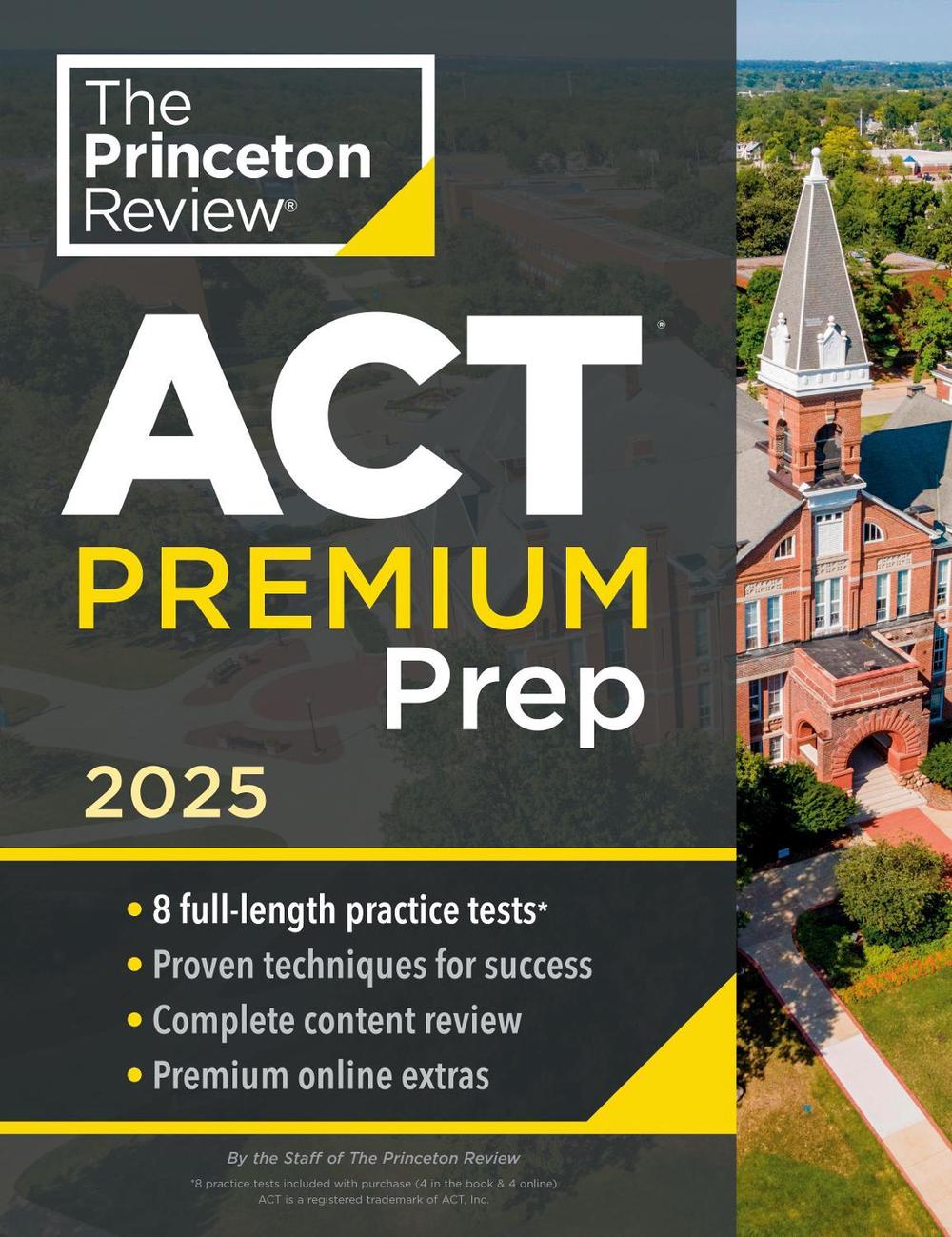 Princeton Review ACT Premium Prep, 2025, 9780593517901