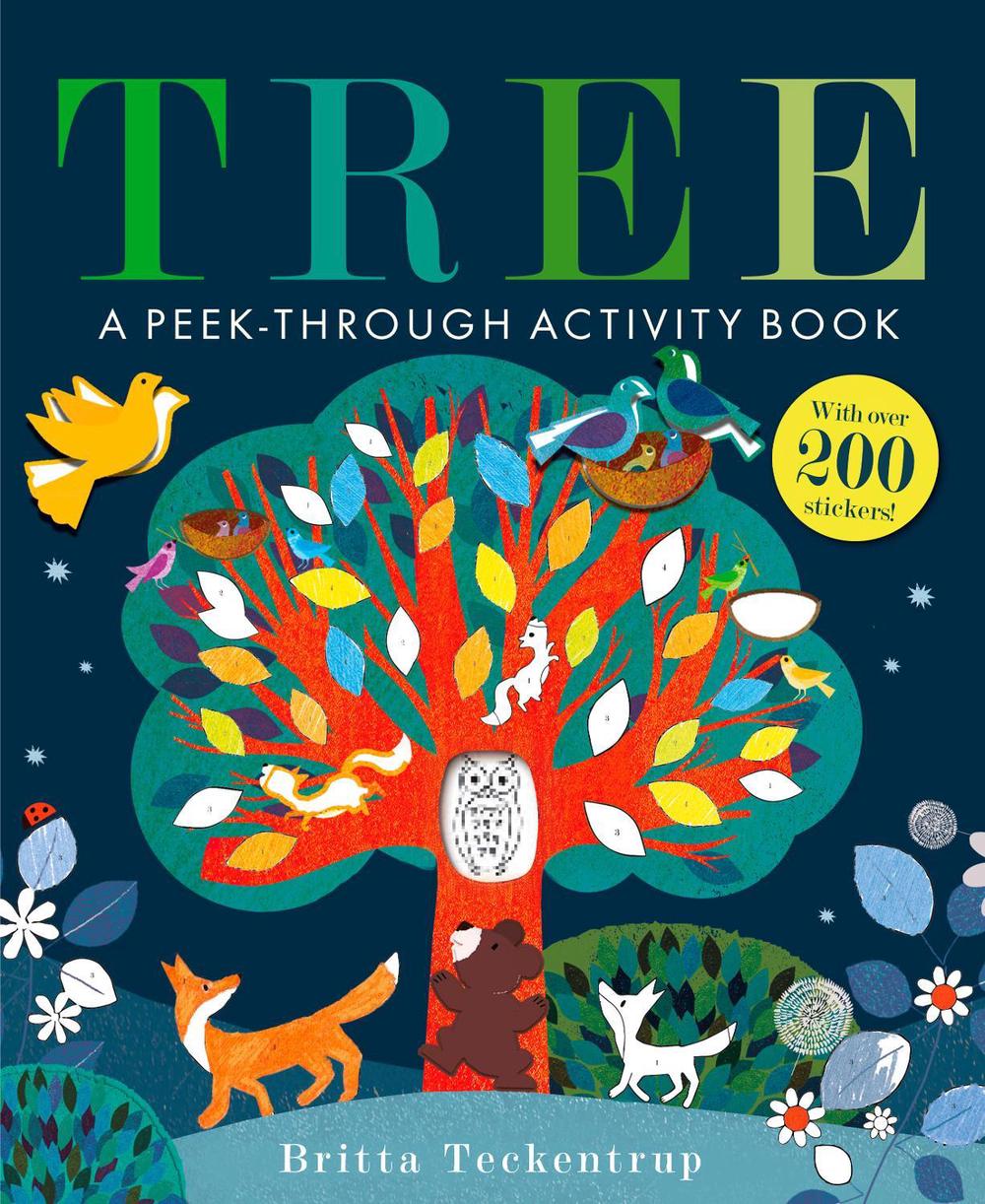 Tree: A Peek-Through Activity Book: With over 200 stickers, 9780593518199