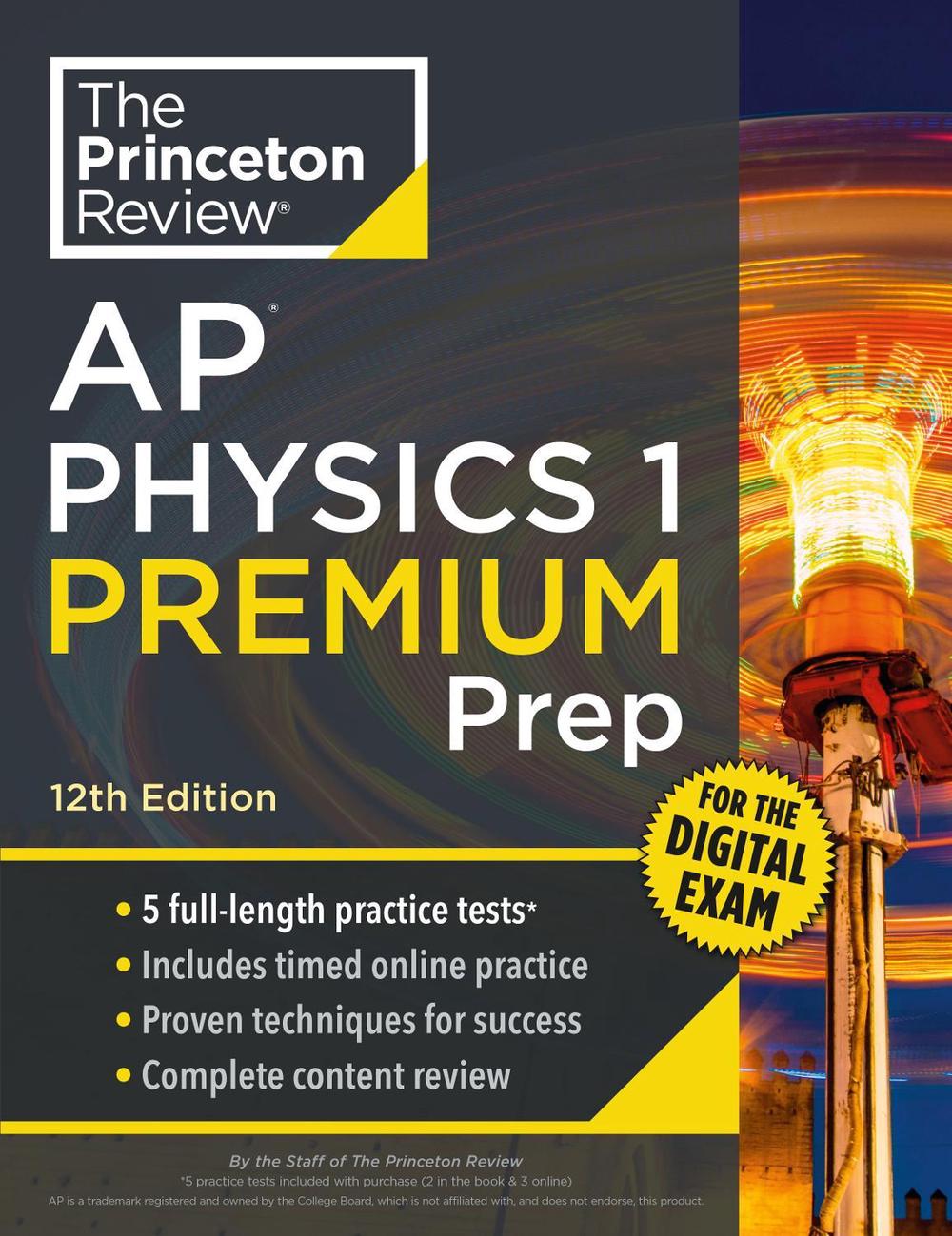 Princeton Review AP Physics 1 Premium Prep, 12th Edition, 9780593518267