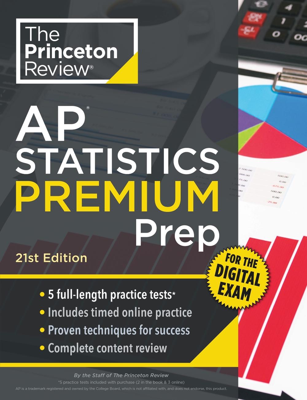 Princeton Review AP Statistics Premium Prep, 21st Edition, 9780593518281