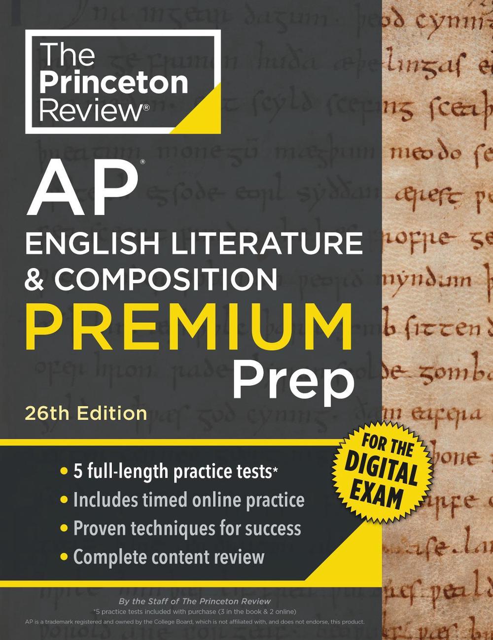 Princeton Review AP English Literature & Composition Premium Prep, 26th Edition, 9780593518458