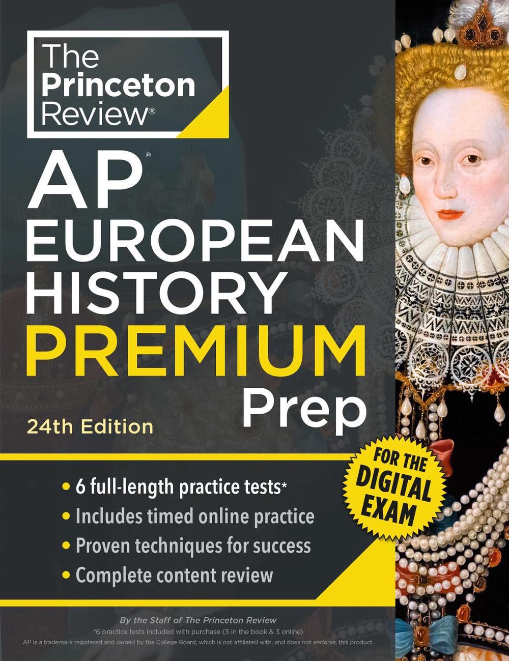 Princeton Review AP European History Premium Prep, 24th Edition, 9780593518496