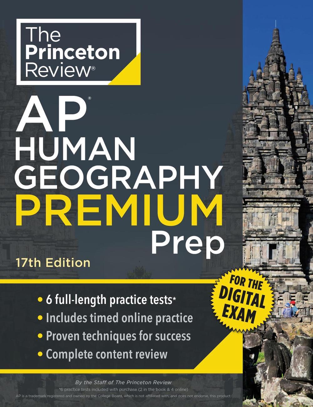 Princeton Review AP Human Geography Premium Prep, 17th Edition, 9780593518519