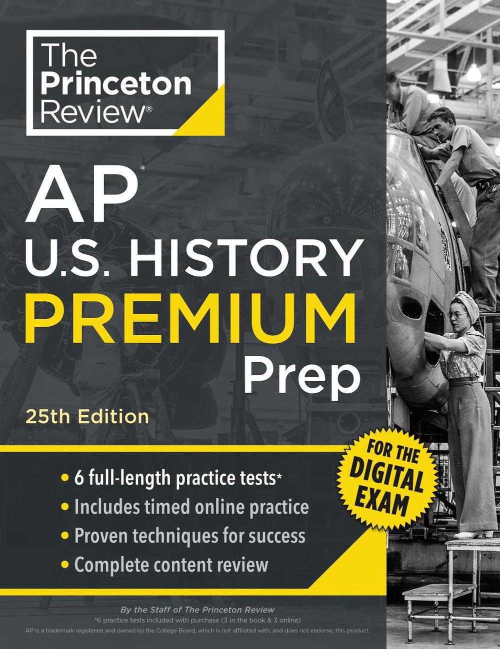 Princeton Review AP U.S. History Premium Prep, 25th Edition, 9780593518571