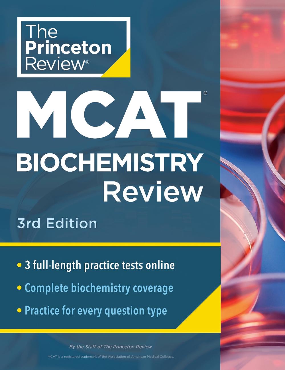 Princeton Review MCAT Biochemistry Review, 3rd Edition, 9780593518809