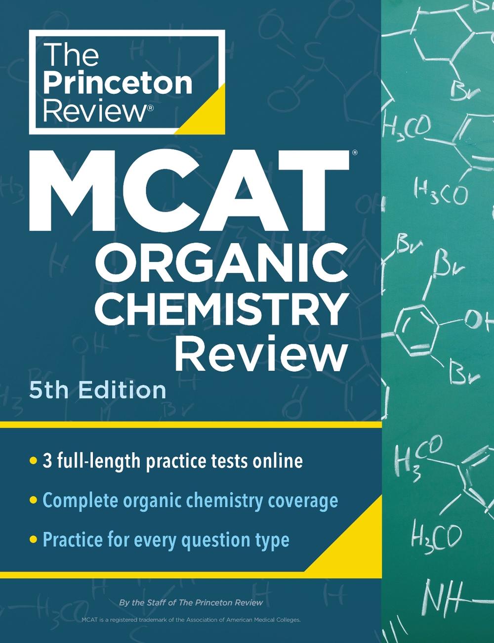 Princeton Review MCAT Organic Chemistry Review, 5th Edition, 9780593518847