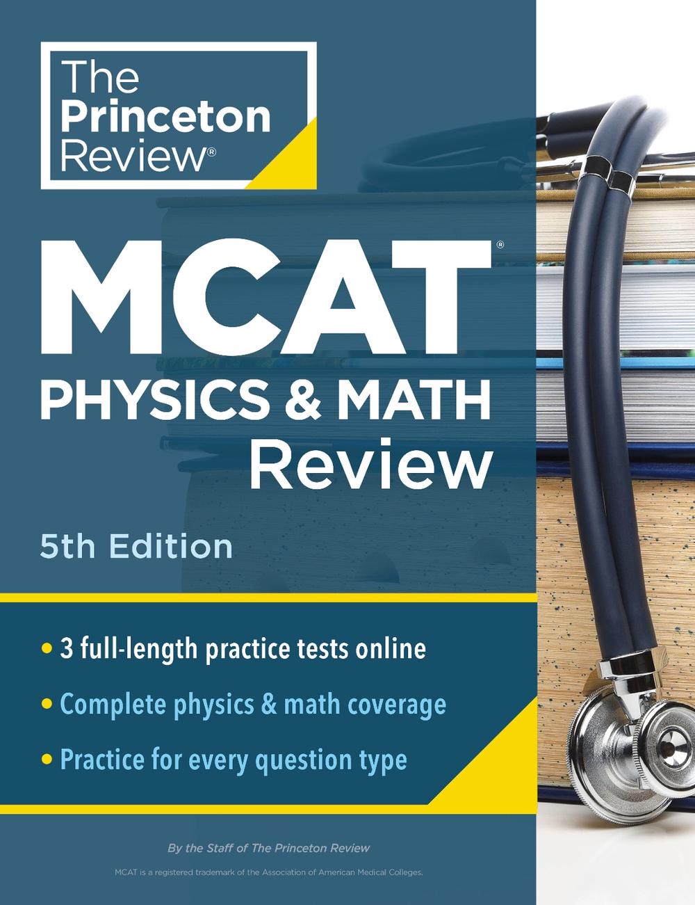 Princeton Review MCAT Physics and Math Review, 5th Edition, 9780593518854