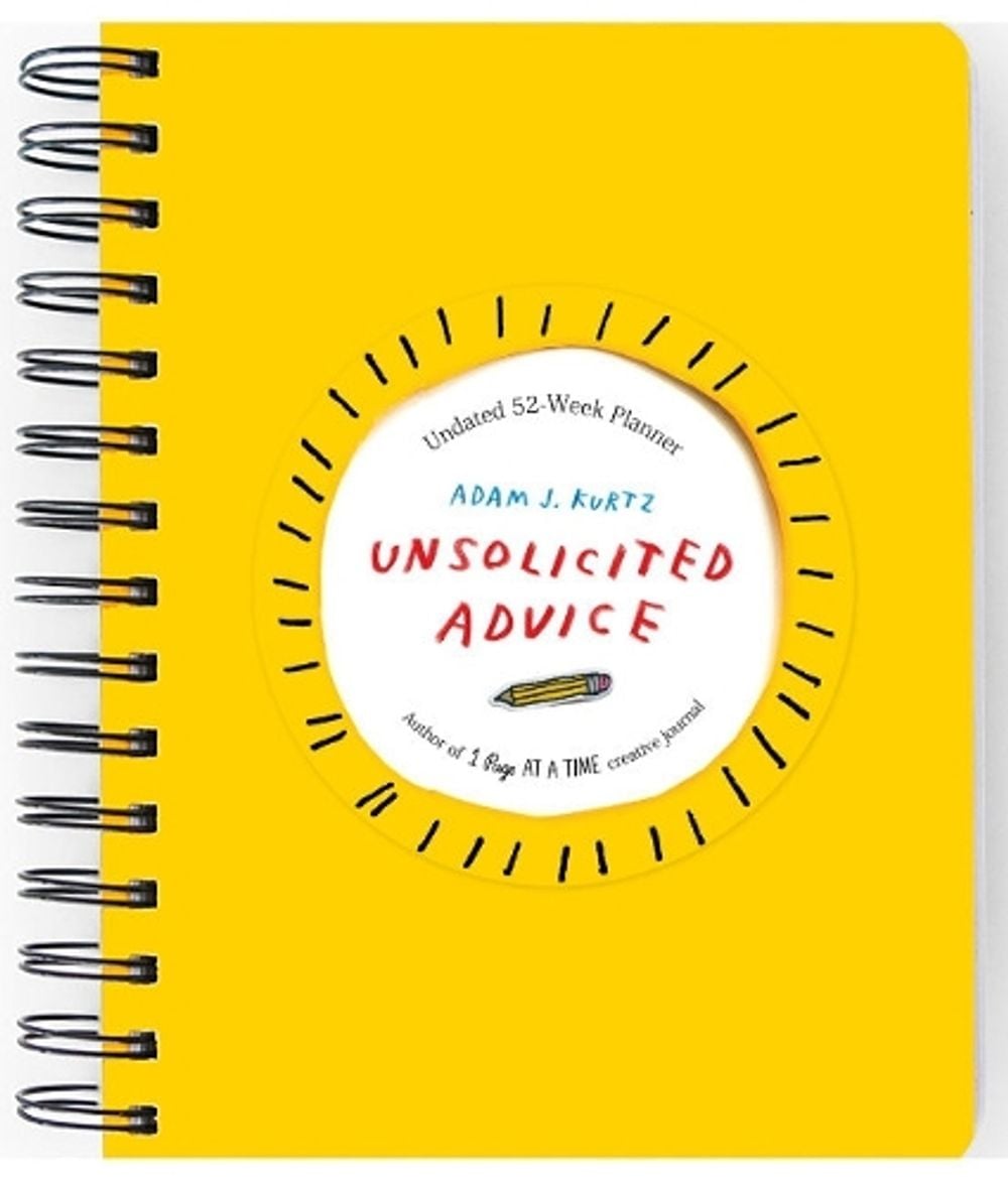 Unsolicited Advice Planner by Adam J. Kurtz - ISBN: 9780593543498