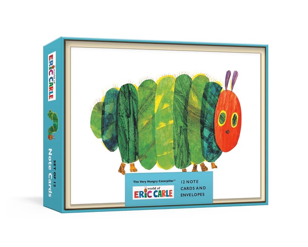 The Very Hungry Caterpillar: 12 Note Cards and Envelopes, 9780593578629