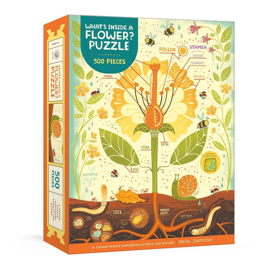 What's Inside a Flower? Puzzle by Rachel Ignotofsky - ISBN: 9780593579794