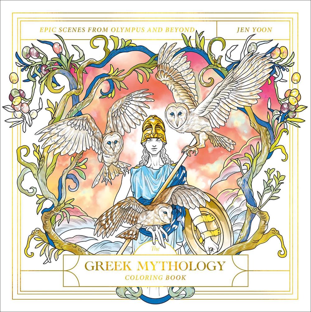 The Greek Mythology Coloring Book, 9780593580356