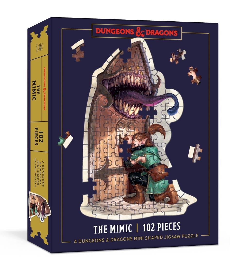 Dungeons & Dragons Mini Shaped Jigsaw Puzzle: The Mimic Edition by Official Dungeons & Dragons Licensed - ISBN: 9780593580691