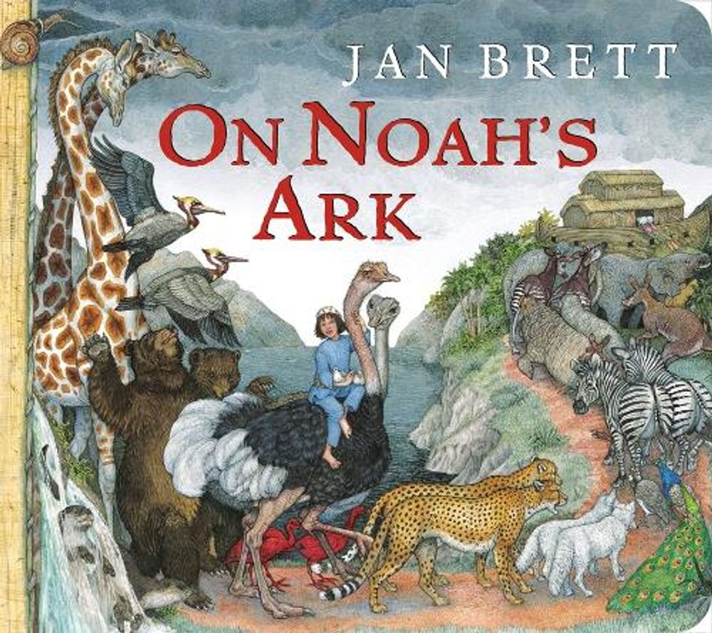 On Noah's Ark (Oversized Lap Board Book) by Jan Brett - ISBN: 9780593695739