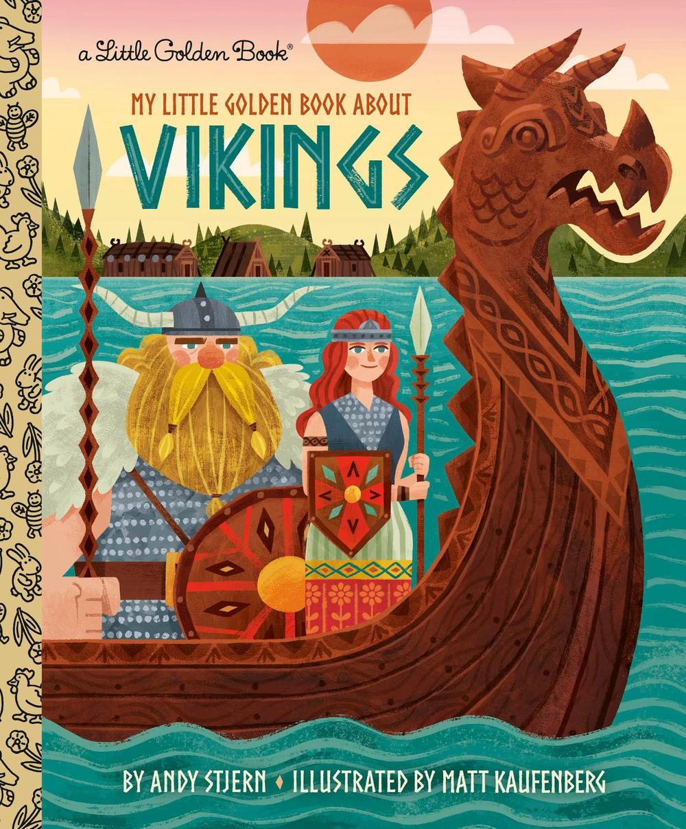 My Little Golden Book About Vikings, 9780593703304