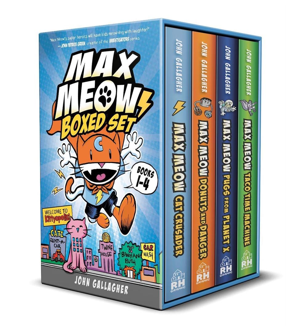 Max Meow Boxed Set: Welcome to Kittyopolis (Books 1-4) by John Gallagher - ISBN: 9780593703625