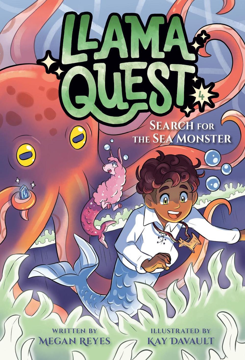 Llama Quest #4: Search for the Sea Monster by Megan Reyes - ISBN: 9780593808634