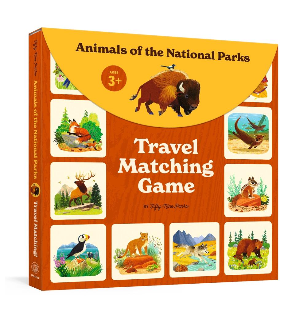 Animals of the National Parks Travel Matching Game by Fifty-Nine Parks - ISBN: 9780593837382