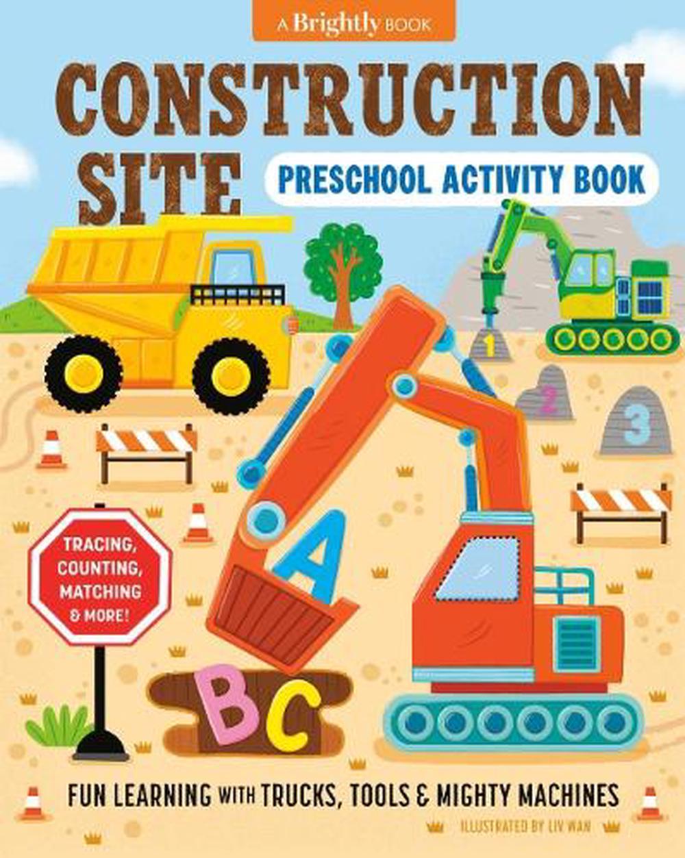 Construction Site Preschool Activity Book, 9780593885857