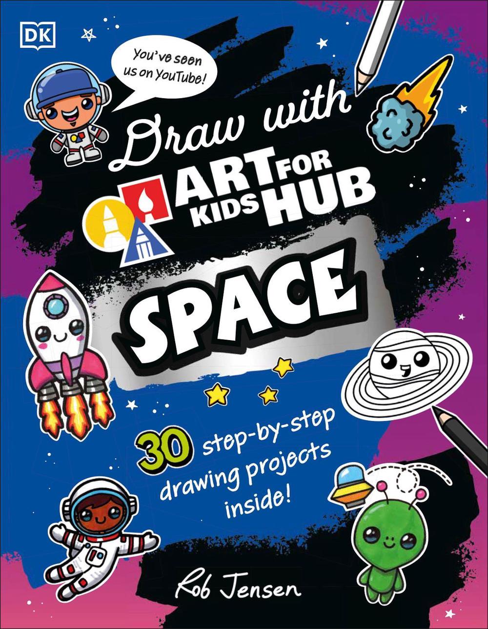 Draw with Art for Kids Hub Space, 9780593964446