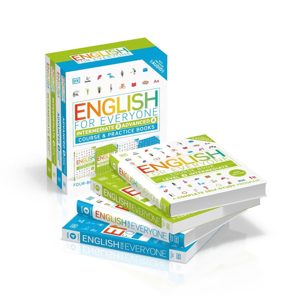 English for Everyone Intermediate and Advanced Box Set, 9780593968079