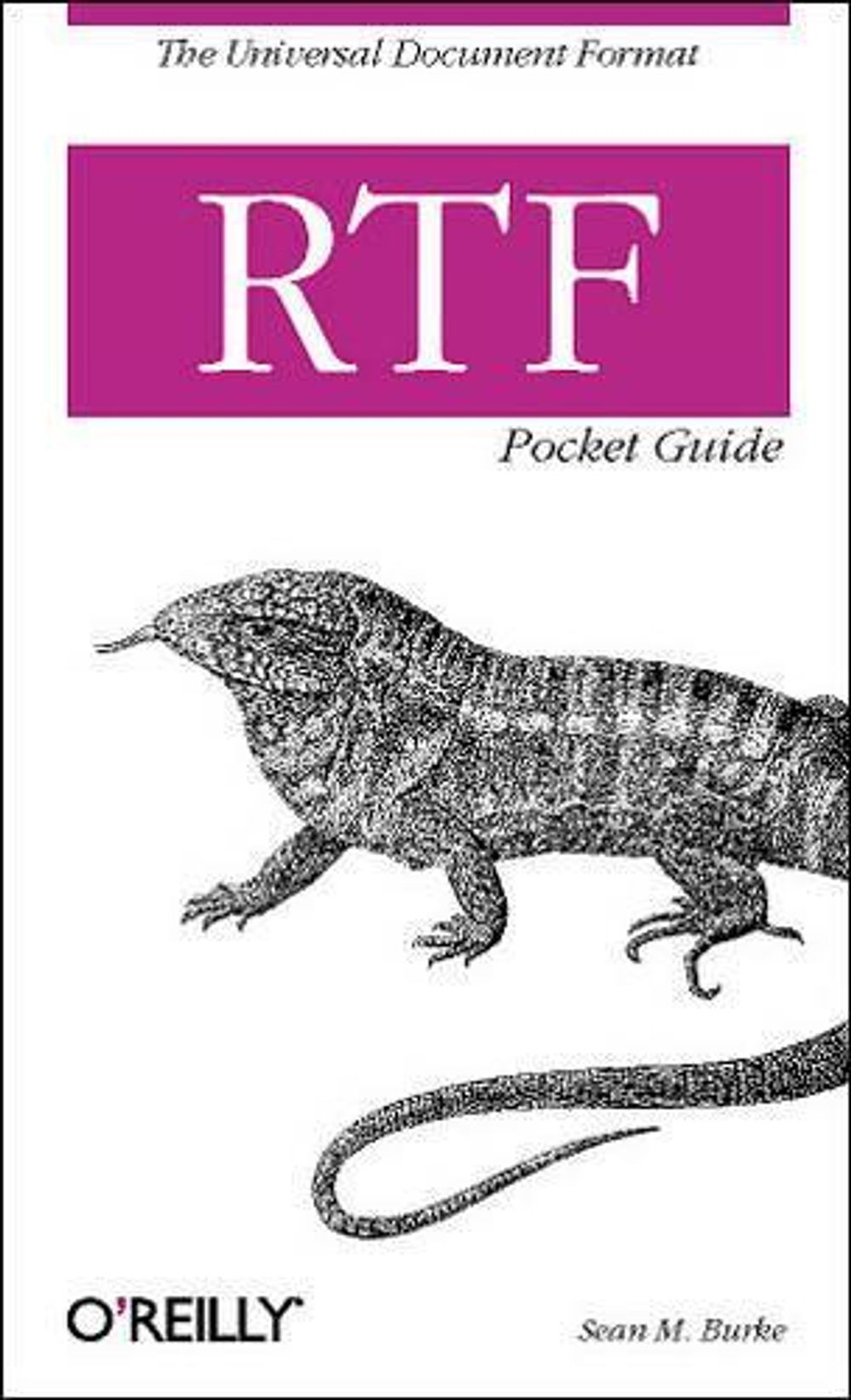 RTF Pocket Guide by Sean M. Burke - ISBN: 9780596004750