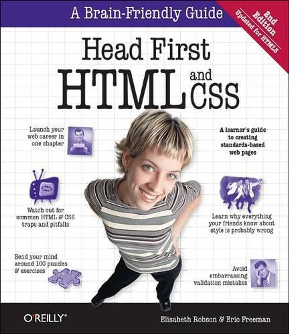 Head First HTML and CSS by Elisabeth Robson - ISBN: 9780596159900