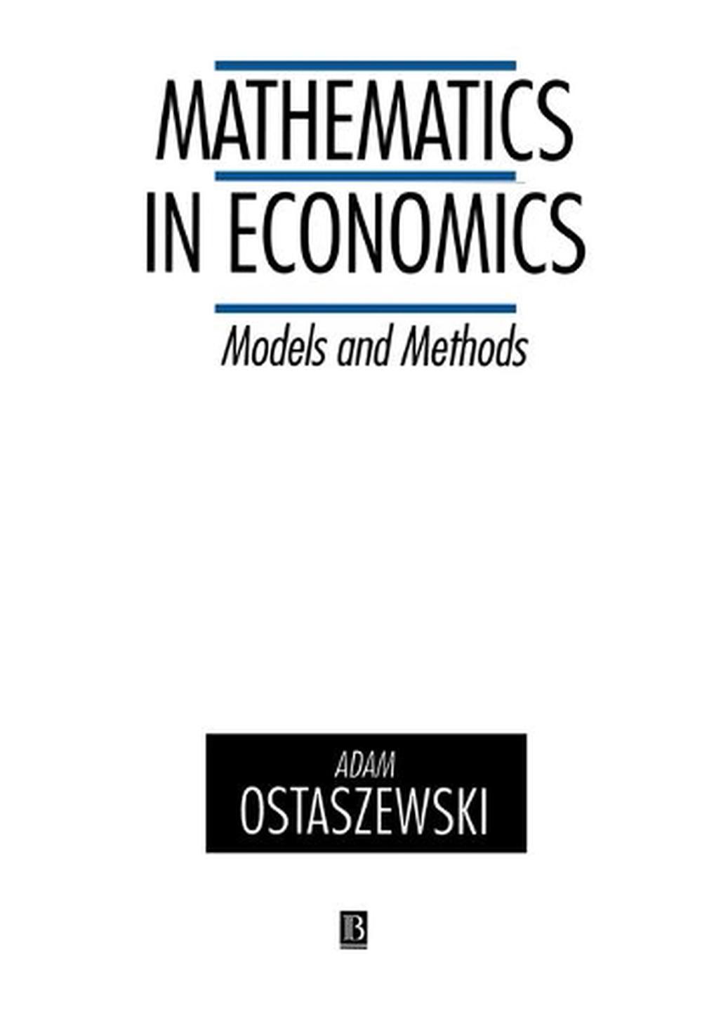 Mathematics in Economics, 1st Edition, 9780631180562