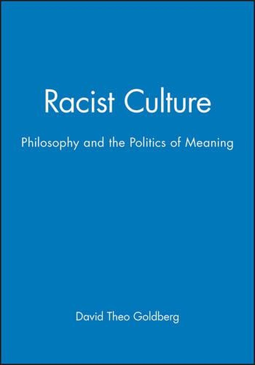 Racist Culture, 1st Edition, 9780631180784