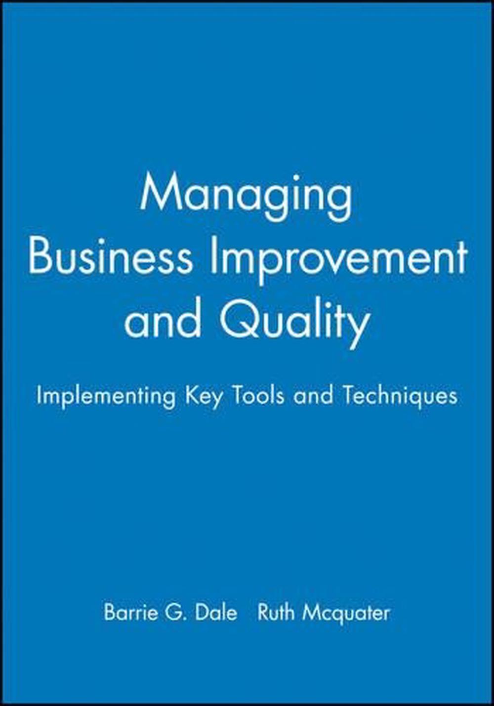 Managing Business Improvement and Quality, 9780631207887