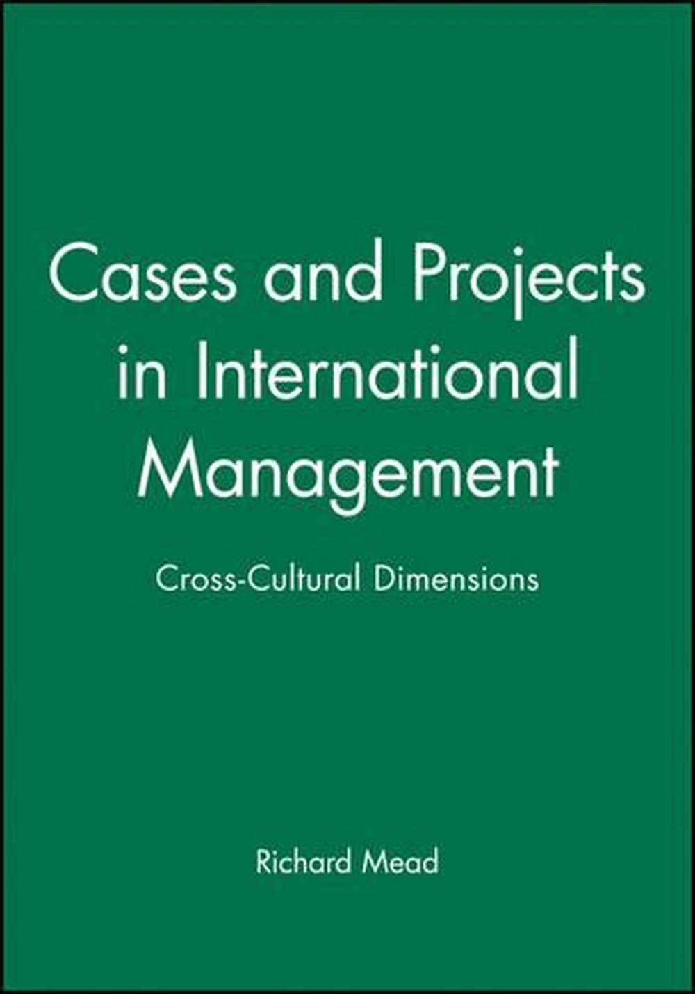 Cases and Projects in International Management, 9780631218326