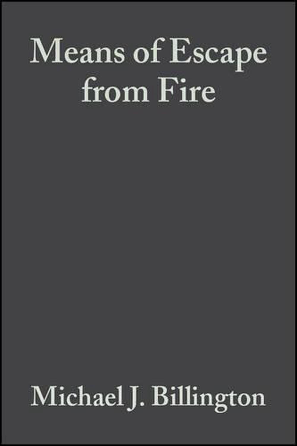 Means of Escape from Fire, 1st Edition, 9780632032037