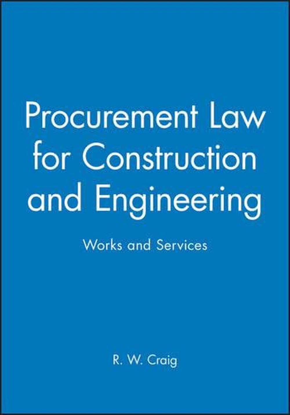 Procurement Law for Construction and Engineering, 1st Edition, 9780632049271