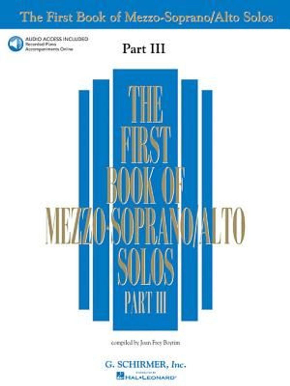 The First Book of Mezzo-Soprano/Alto Solos, Part III, Paperback ...