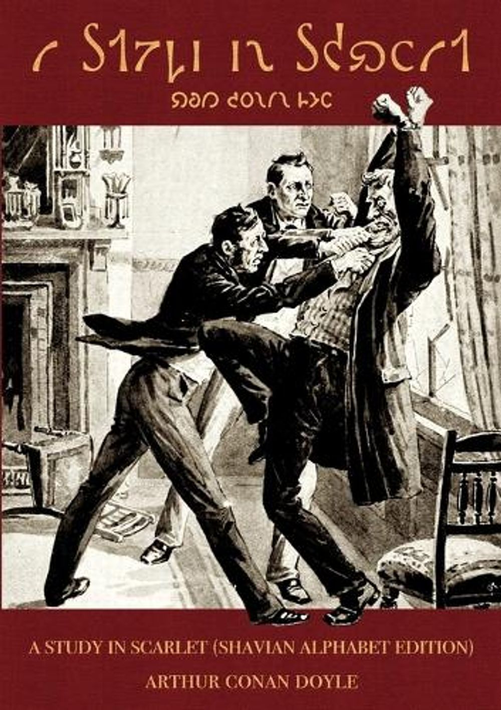 A Study in Scarlet (Shavian alphabet edition) by Sir Arthur Conan Doyle ...