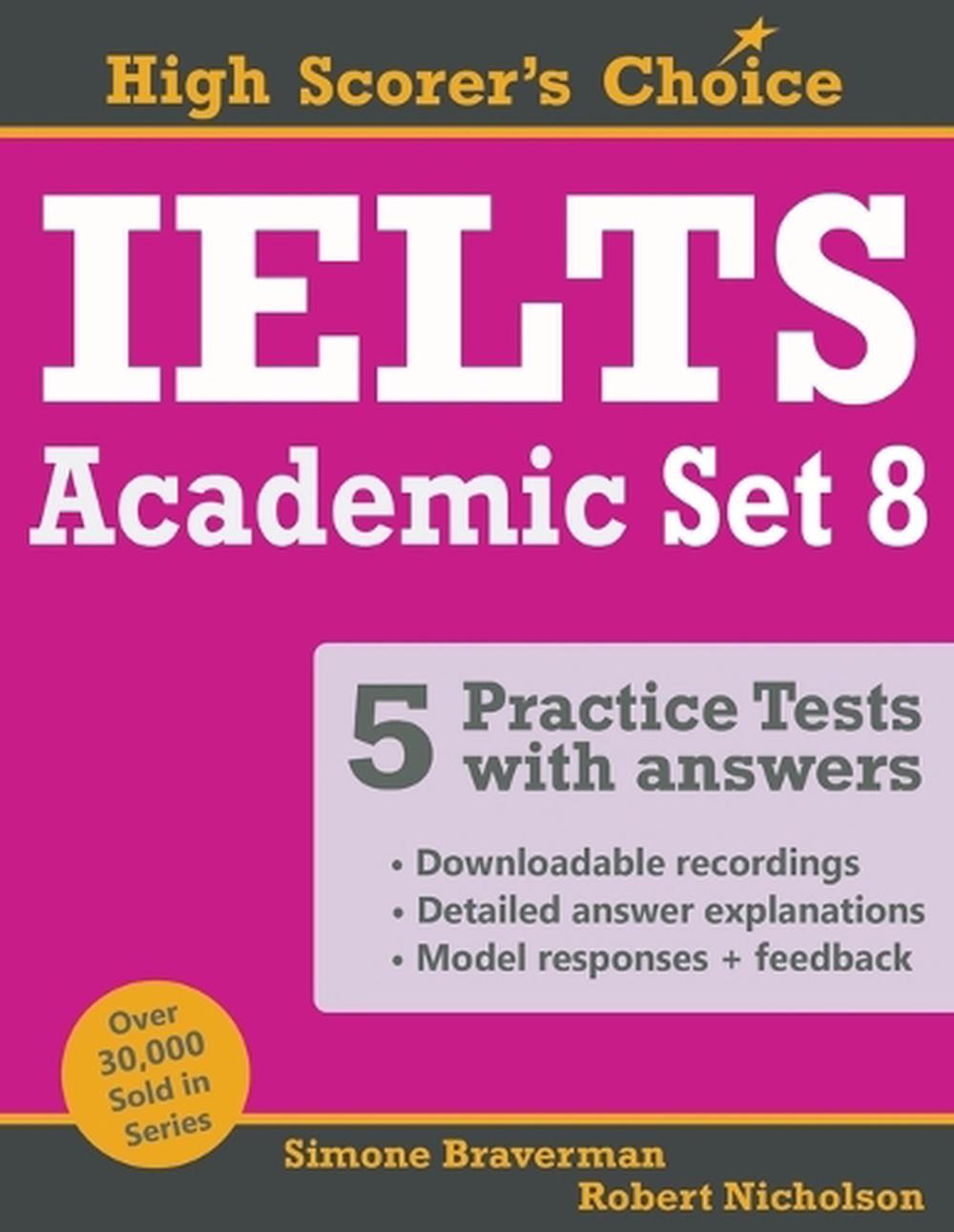 IELTS 5 Practice Tests, Academic Set 8, 9780648868255