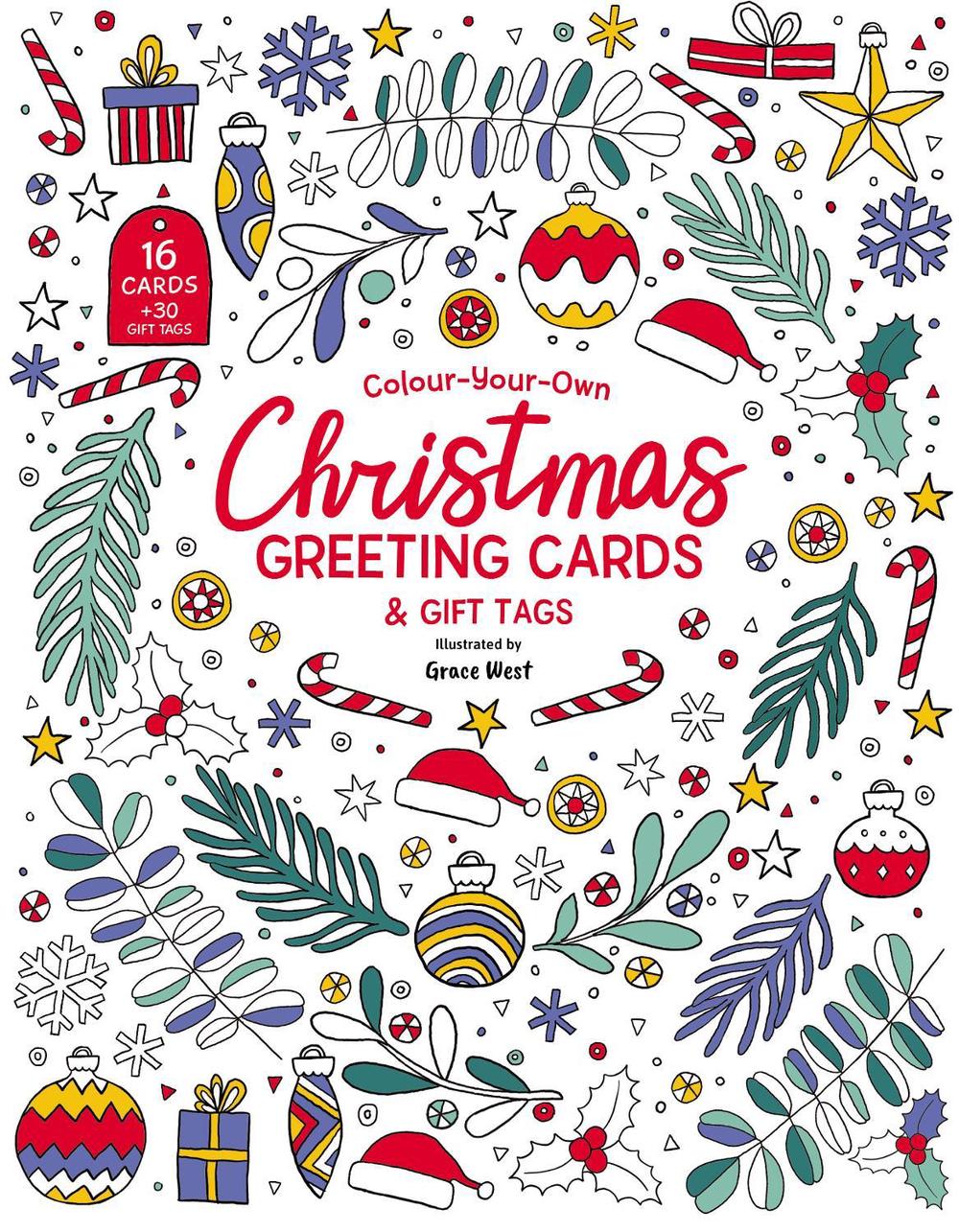 Colour-Your-Own Christmas Cards & Gift Tags, 9780655220916