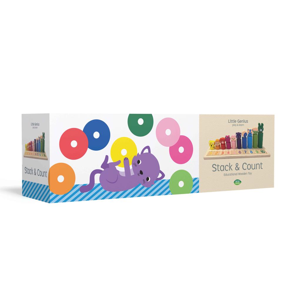 Play & Learn - Stack & Count, 9780655221951
