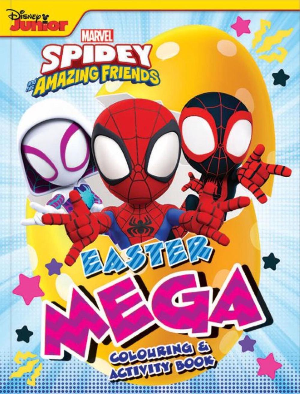 Spidey and His Amazing Friends Mega Colouring Book, 9780655233183