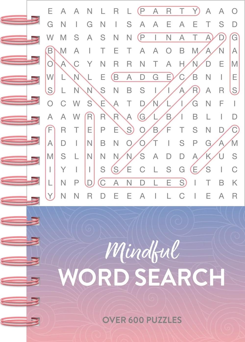 Mindful Word Search - 600 Puzzles, 9780655237204