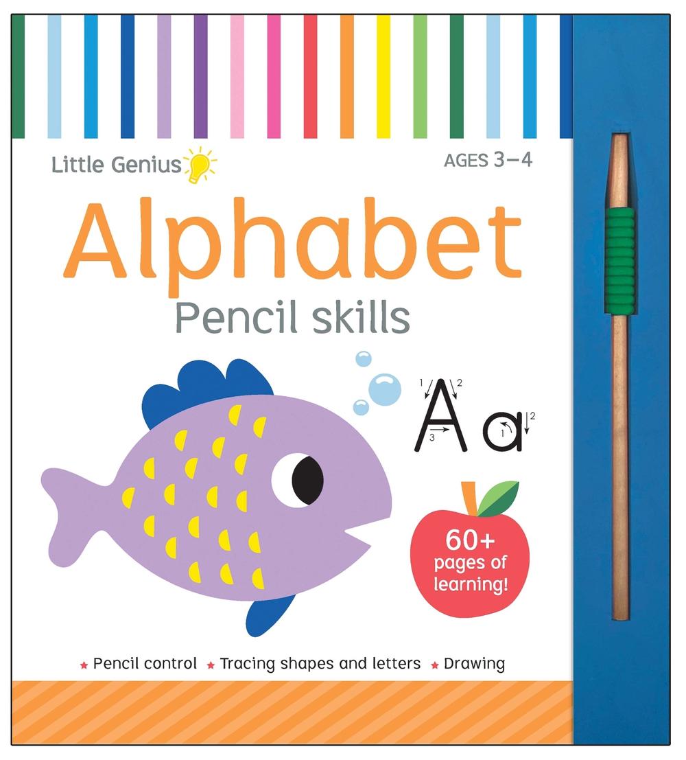 Little Genius - Pencil Skills Activity Pad Alphabet - ISBN: 9780655237440