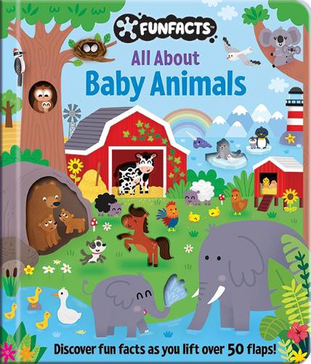 FunFacts - Lift the Flap Board Book - Baby Animals by Lake Press - ISBN: 9780655237952