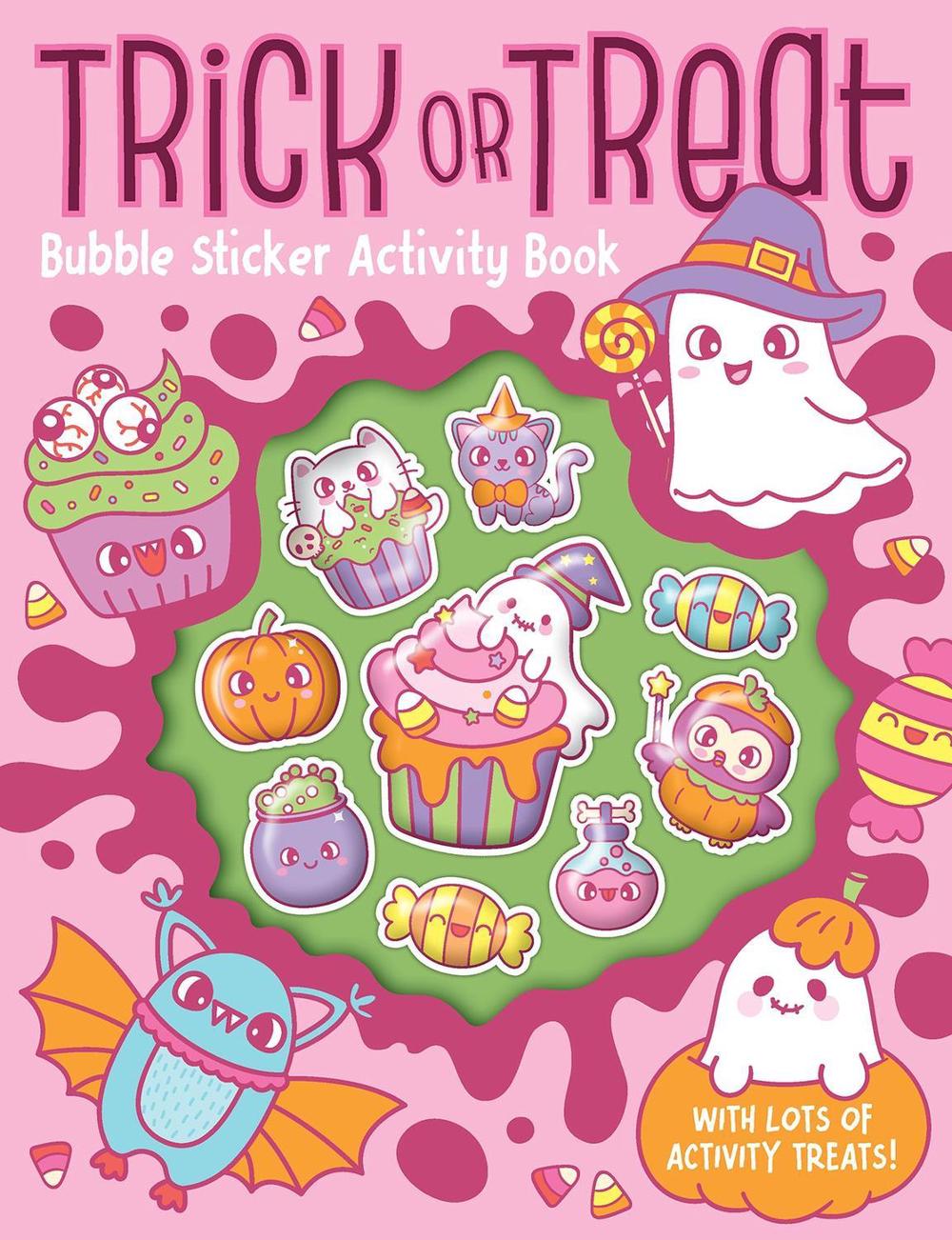 Bubble Sticker Activity Book - Trick or Treat, 9780655239994