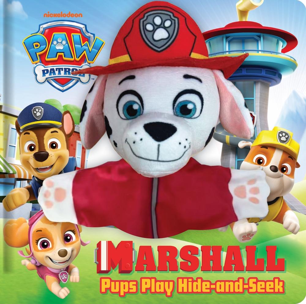 PAW Patrol - Hand Puppet Book - Marshall - Pups Play Hide-and-Seek by Lake Press - ISBN: 9780655244684