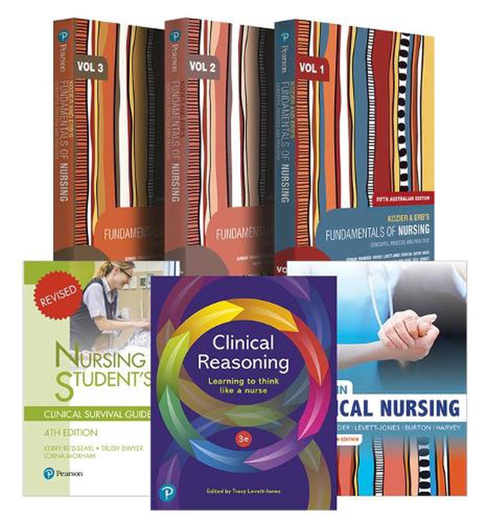 Fundamentals Nursing Vols 1-3 +A Skills in Clinical Nursing +A Clinical Reasoning +A Clinical Skills Survival Guide, 5th Edition, 9780655712992